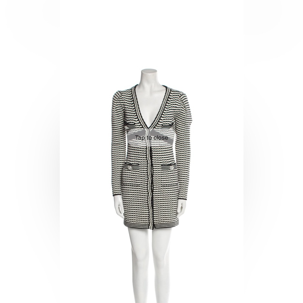 Self-Portrait Striped Mini Dress